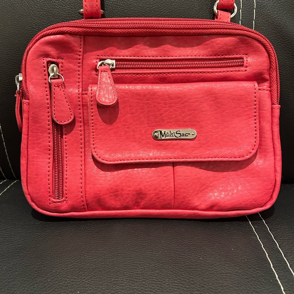 MultiSac Red Crossbody Bag for Women